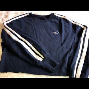 Hollister crewneck cropped sweatshirt